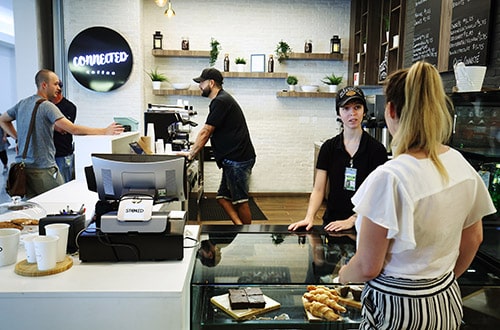 Ordering from Connected Coffee